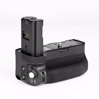 Meike MK-A9 Navpično Baterije Ročaj Ročaja Za Sony Alpha A7R III A7RIII A9 Fotoaparat