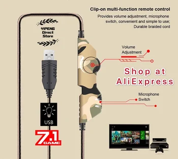 OVLENG Q8 Žično Gaming Slušalke E-Športa za Mikrofon, Stereo Obdan Hi-fi Slušalke za PC Prenosni Računalnik in USB PS4 Igralec