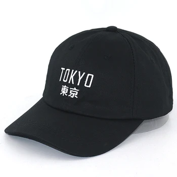 Pismo vezenje moda Tokyo City baseball skp Japonska klobuk bombaž nastavljiv hip hop oče klobuki unisex