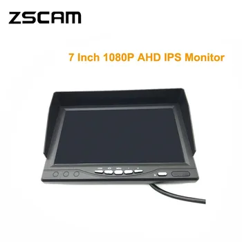Mini 1024*600 7 Inchs CCTV Home Security AHD 2 - Razcep Zaslon IPS Monitor DVR Avto Nadzor Zaslon Diktafon Za 2MP AHD Cam 30411