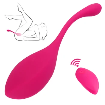 Tekoče Silikona Erotično Skok Jajce Daljinski upravljalnik Ženski Vibrator Stimulator Klitorisa Vaginalne G-spot Massager Sex Igrača za Pare 310