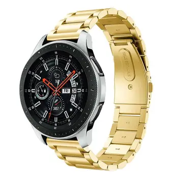 Luksuzni iz Nerjavečega Jekla Watchband Zamenjava Pasu za Samsung Galaxy Watch 46mm Band Klasično Kovinsko Zapestnico, Vroče Prodaje 31061
