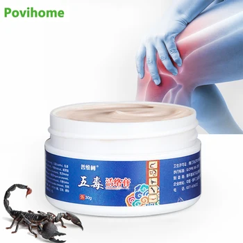 30 g Kitajskih Medicinskih Mavca Scorpion Venom Krema Revmatoidni Capsicum Zelišča, Mazila Bolečine Morilec Nazaj Masaža Telesa se Sprostite 31217