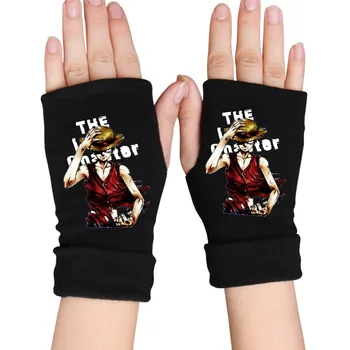 Kolesarjenje material rokavice brez Prstov Anime Naruto Online igre Človek, Ženska rokavice hladno-dokazilo pol-prst rokavice 3295