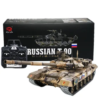 1:16 Ruske T90 Glavni Bojni Tank 2.4 G Daljinski Upravljalnik Model Tank Z Zvokom Dim Streljanje Učinek-Kovinski Ultimate Edition Rusija 3448