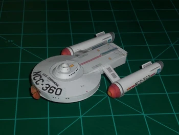 3D Papir Model Star Trek-USS Comanche HD Risanje Modela DIY Priročnik Znižanja Tlaka Igrača