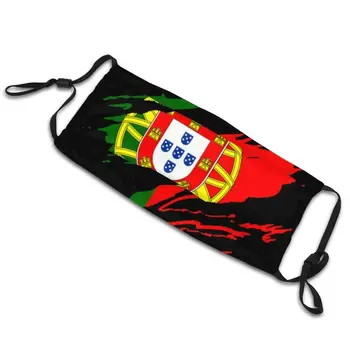 Vintage Zastavo Stroj Usta Masko Moških Portugalski Ponos Anti Prah, Meglice, Maska, Zaščitni Pokrov Respirator Žarilna 34895