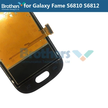 LCD Zaslon Za Samsung Galaxy Fame S6810 S6812 LCD Zaslon, Zaslon na Dotik, Računalnike za Samsung S6810 S6812 LCD Skupščine Preizkušen
