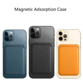 Magnetni Denarnice Za iPhone 12 Pro Max Primeru Pokrovček Nazaj Kartico sim PU Usnje Adsorpcije Za Apple Magsafe 12 Mini Luksuznih 3565