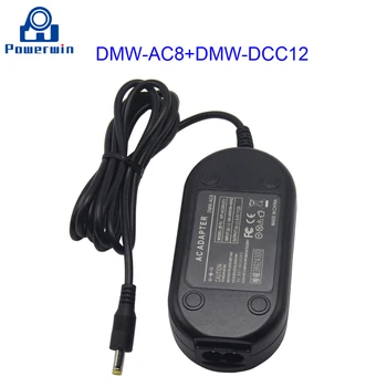 Powerwin DMW-AC8+ DMW-DCC12 AC8 DCC12 Moč Camera Adapter za Polnilnik Lutke Spojnik Baterija za DMC-GH3 GH4 GH5 GH3K GH4K 35784