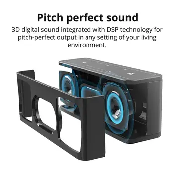 Tronsmart Mega Bluetooth Zvočnik 40W Soundbar Prenosni Zvočniki Glasbeni Brezžični Zvočniki z TWS,NFC,Glasovni Pomočnik