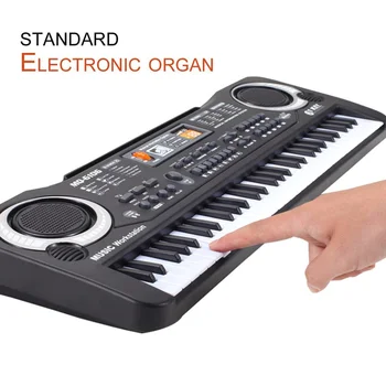 61 Tipke Elektronske Glasbe Tipkovnico Električne Orgle Z Mikrofonom Otrok Glasbeni Instrument Za Zgodnje Učno Orodje Za Otroke 37762