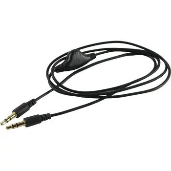 2Pcs 3,5 mm M/M Stereo Slušalke Avdio Kabel Podaljšek Kabla Z Glasnosti Črna 39266