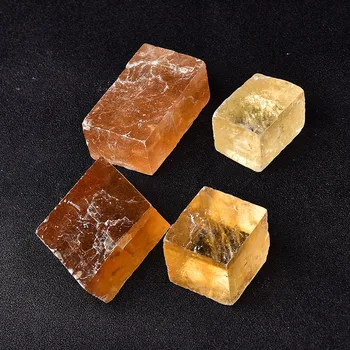 Naravno oranžno Jasno, Islandija spar kamen rumena Kalcita, Reiki healing Vzorcu Grobo Mineralnih Surovin Zbiranje Darilo 40531