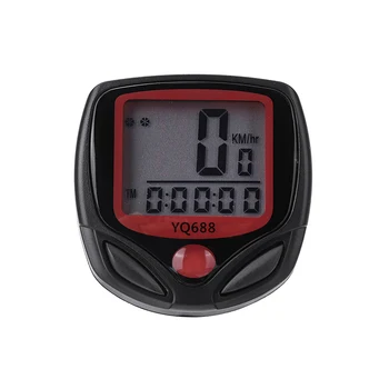 Digitalni LCD Izposoja Elektronskih Kodo Meter Z Baterijami Nepremočljiva merilnik Hitrosti Tester prevoženih Kilometrov Diktafon Kolesarske Opreme 41382