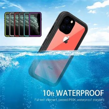 Vodotesno Ohišje Za iPhone 11 Pro Max Potapljanje Iz Športne 360 Zaščito Kritje Za iPhone XR X XS MAX Plavanje Podvodno Ohišje Coque 42152