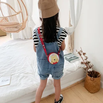 Disney korejski otrok vrečko nove ramenski majhne okrogle vrečke risanka Mickey mouse baby kovanec torbici dekle crossbody vrečko 42698