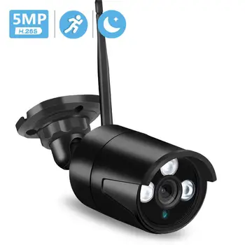 BESDER 5MP 3MP IP Kamera, Wifi Zunanji IR Nočno Vizijo RTSP Wifi IP Kamera Onvif TF Kartice Skladiščenje Nepremočljiva Varnosti CCTV Kamere 43608
