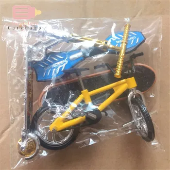 4PCS Set, Vroče Prodaje Mini Skuter Dve Kolo Skuter otroški Izobraževalne Igrače, Kovinski Mini Prst Bikebicycle Model Igrače za Fante 43616