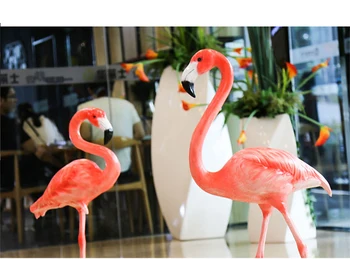 Zunanji Vrt Smolo Simulacije Flamingo Okraski Villa Ptic Kiparstvo Dekoracijo Dvorišče, Park Kipi Figurice Umetnostne Obrti 45477