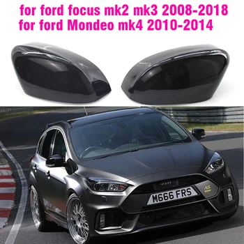 Rearview Mirror Kritje Skp Ogljikovih Vlaken / Black za Ford Focus MK2 MK3 ,za Mondeo mk4 Facelift Nepremičnin 2010-
