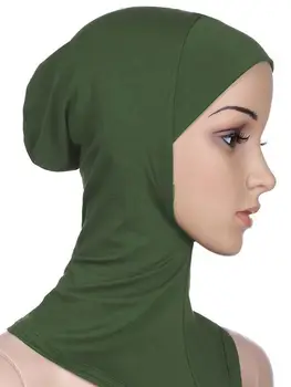 12PCS Ramadana Muslimanske Ženske Ninja Glavo Kritje Bonnet Klobuk Underscarf Skp Bonnet Polno Kritje Amira Niquab Arabski izpadanje Las Naključno Barvo 45727