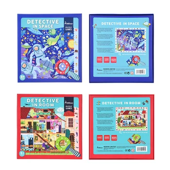 MiDeer 42pcs Uganke Jigsaw Puzzle Izobraževalne Igrače Puzzle Box Papir Učenje Igrače za Otroke, Igrače za Otroke 3-6Y 4681