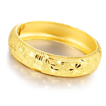 Vietnam aluvialnih zlate zapestnice za ženske zlata galvanizacijo medenina bangle poročni nakit 47750