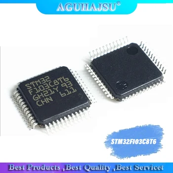 2PCS STM32F103C8T6 LQFP48 32F103C8T6 QFP48 QFP ROKO nove Mikrokrmilnik čip 64K flash pomnilnika core