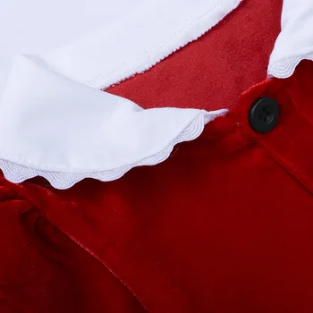 2020 Nov Baby Girl Obleke Božič Otroci Oblačila Rdeče barve Trdna Dolg Rokav T-shirt majica + Hlače 2 Kosa Oblačila Za Dekleta Nastavite Starost 1-6 512