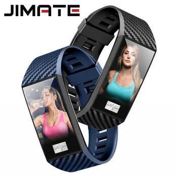 Fitnes Dejavnosti Tracker Moški Ženske Srčnega utripa, Krvnega Tlaka, USB Charge Nepremočljiva Pametna Zapestnica Watch Fit Smartwatch