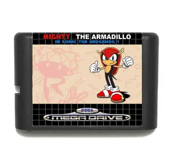 Mogočne Je Armadillo V Sonic Hedgehog 1 16 bit MD Igra Kartice Za Sega Mega Drive Za Genesis 51283