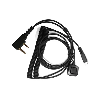 Maxto M2 M3 Bluetooth Čelade Headset Posebne Connention kabli za Baofeng Kenwood UV-5RE dvosmerni Radijski Walkie Talkie