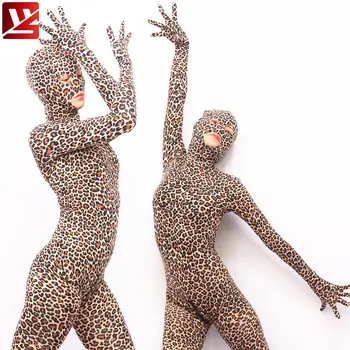 MEISE Seksi Žensk Fotografija Leopard Celotno Telo, Obleka Igre Cosplay Telo Nogavice Seksi Pantyhose Z Rokavico, Erotično Perilo