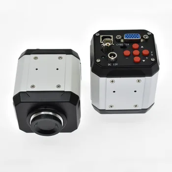 HD 2.0 MP 1080P 30fps Industrijsko Digitalni Mikroskop Fotoaparat VGA USB-Izhodi BNC+10X-300X Zoom C-mount Objektiv+LED Svetlobni Vir+Držalo 52500