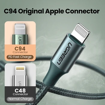 Razhroščevalne simbole USB-C MFi Strele iPhone Polnilec Kabel za iPhone 12 mini Pro Max PD 18W 20W Hitro USB Polnjenje Podatkovnega Kabla za MacBook 52542