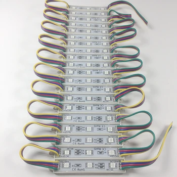 DC12V 5050 3Leds LED Modul IP65 vodotesen 5050 RGB led moduli razsvetljava led osvetlitev za Kanal pismo 1000pcs/veliko