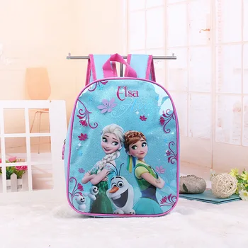 Disney PVC otrok nahrbtnik za vrtec vrečko Zamrznjene Elsa Anna dekle, fant, darilne vrečke za šolo študent shranjevanje knjiga 54143
