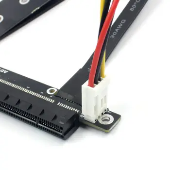 Grafike Podaljšek M. 2 PCIE x16 M2 na PCI-Express Adapter kabel 45 cm Polni Hitrosti Za PC Rudarski Bitcoin BTC 558