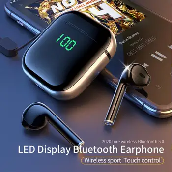 Essager K60 TWS Brezžične Slušalke Bluetooth 5.0 Slušalke Šport Čepkov Slušalke Res Brezžične Stereo Čepkov V Uho Za Telefon 5606
