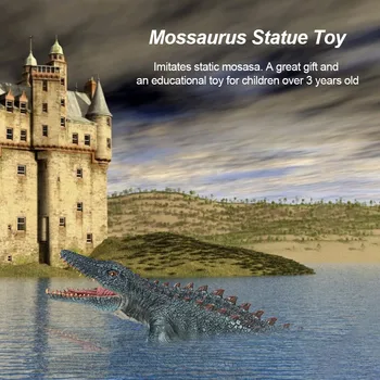 33 cm Stimulacije Živali Dinozaver Igrače, Plastične Mossaurus Model Za Namizni Namizni Okraski Zbiralec Dekoracijo Za Darilo Otrok