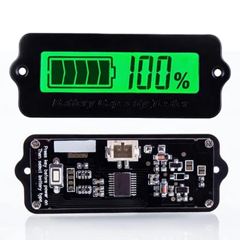 Svinčevi Litij-Moder LCD Voltmeter Meter Zmogljivost Baterije Tester Kazalnik Spremlja Analyzer 12V 24v 36v 48v 56773
