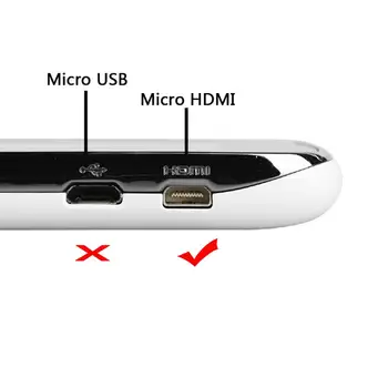 Mikro cabo de hdmi esquerda & direita kotni 90 graus micro hdmi par hdmi cabo par câmera digitalne e telefones tablete 50 cm/1