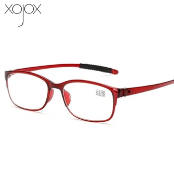 XojoX +1.5 +2.5 +3.5 +4.0 Moški Daljnovidnost Očala Retro Kvadratnih Žensk Obravnavi Očala Ultralahkih Smolo Presbyopic 56931
