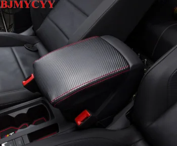 BJMYCYY avtomobilskih armrest primeru dekorativni rokav trim Za Notranje zadeve Volkswagen T-ROC 2018 Dodatki 57087