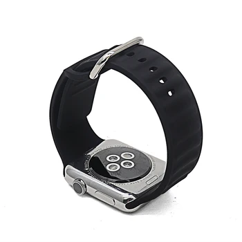 Nove Športne Silikonski Trak za Apple Gledati Serije 6 5 4 32 1 SE Watchbands za Iwatch Sponke Traku 38 40 42 44 MM Pribor 5796