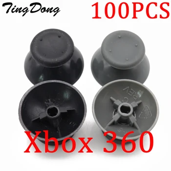 100 kozarcev/veliko Analogni Kritje 3D Palec Palice Palčko Thumbstick Gob Skp Kritje Za Microsoft Xbox 360 XBOX360 Krmilnik 58430