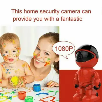 Novo 1080P HD Brezžična IP Kamera, Wifi Robot Fotoaparat Night Vision Camera