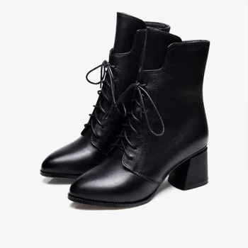 2020 nove ženske čevlje toplo visokih petah zapatos mujer moda seksi dame sneg škornji, čevlji za ženske črpalke strani zadrgo črpalke 40 6021