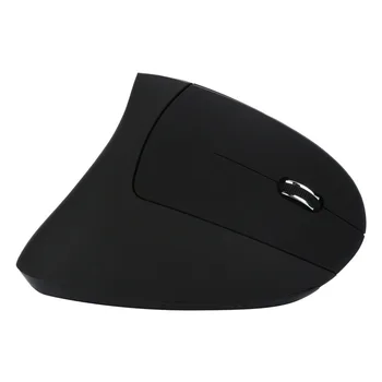6D Brezžično Miško 2,4 GHz Črno Bel Baterije igra Ergonomska Oblika Navpično miško 1600DPI USB Mode Miši za PC Prenosni L0128